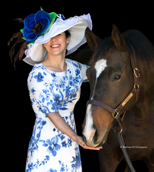 The "Nicanor" hat from Season 10 of "Hats Off to the Horses" for Old Friends