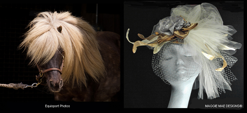 The "Little Silver Charm" auction hat from "Hats Off to the Horses", Season 1